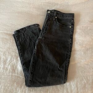 Madewell Petite Perfect Vintage Straight Crop Jeans